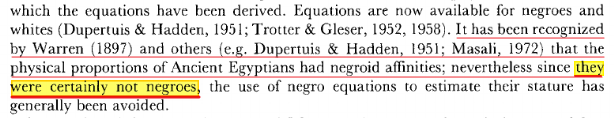 They were certainly not negroes